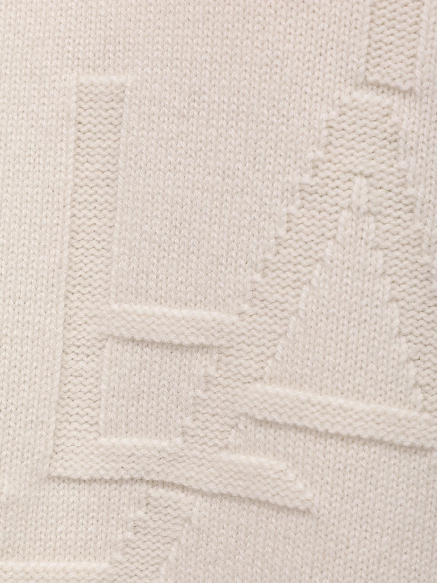 Свитер из шерсти и кашемира FREE AGE W25.SW089.2030.101 Кремовый  Фото 6