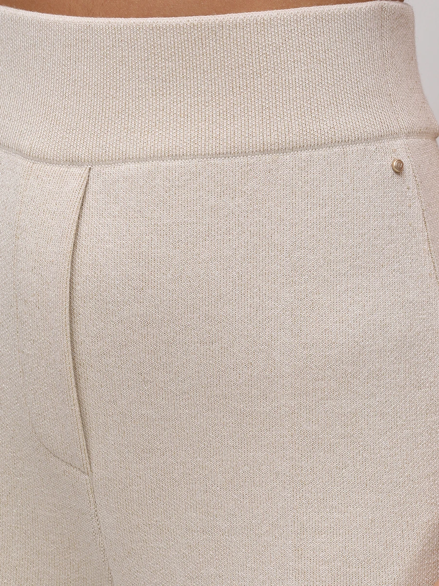 Брюки из шелка и кашемира FREE AGE W26.PT163M.6039.101 Белый  Фото 5