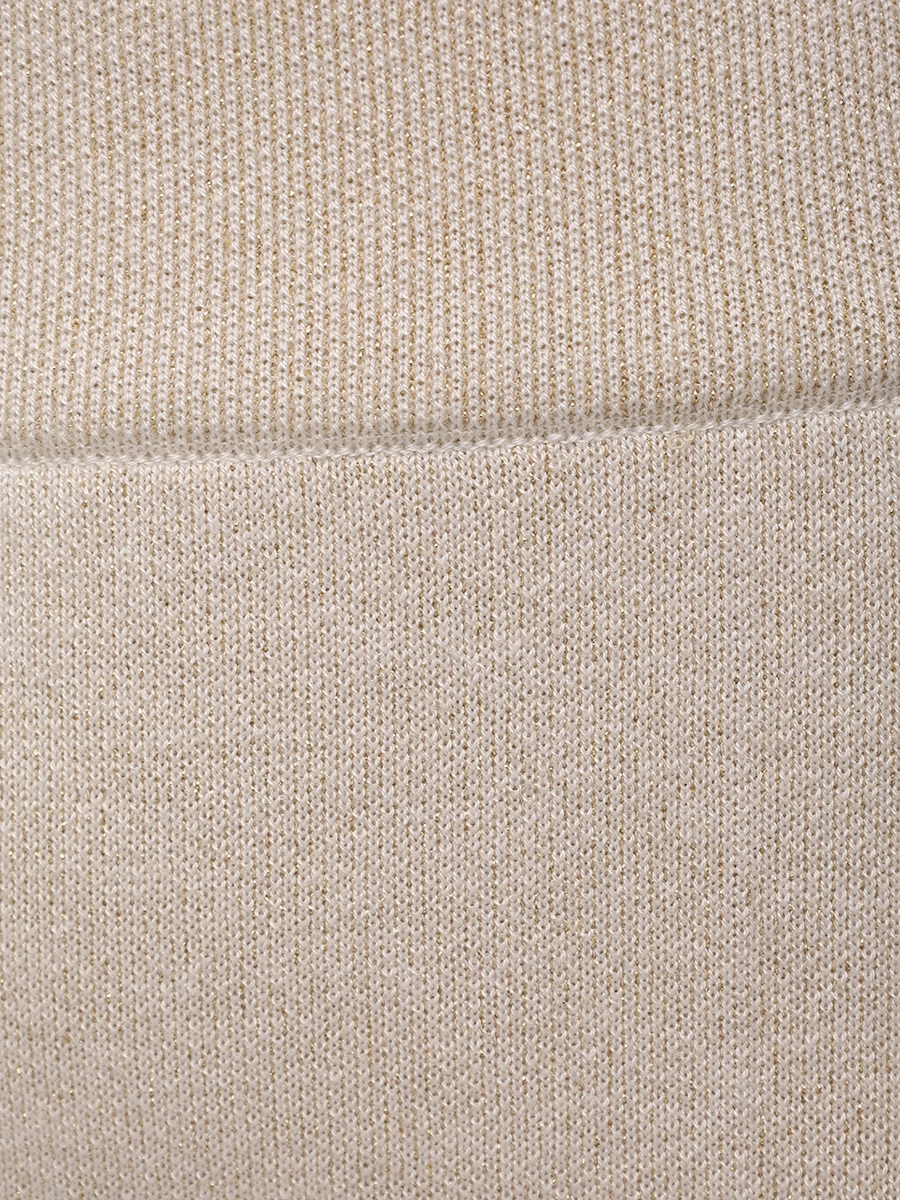 Брюки из шелка и кашемира FREE AGE W26.PT163M.6039.101 Белый  Фото 6