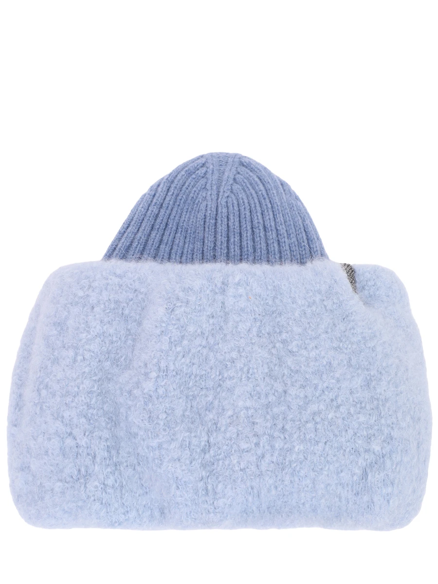 Шапка комбинированная FREE AGE W26.BN036.2030.401 Голубой 