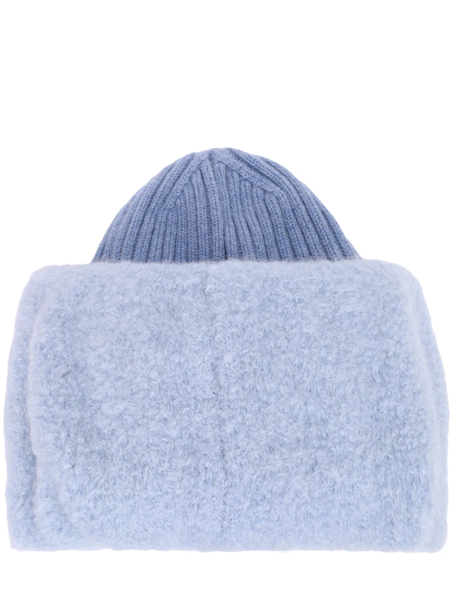 Шапка комбинированная FREE AGE W26.BN036.2030.401 Голубой  Фото 2