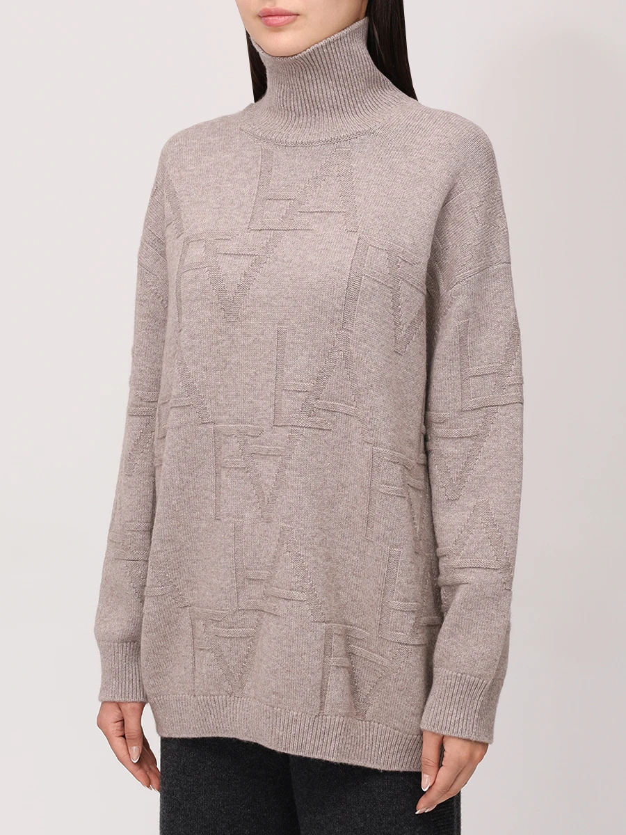 Свитер из шерсти и кашемира FREE AGE W25.SW089.2030.130 Коричневый  Фото 4