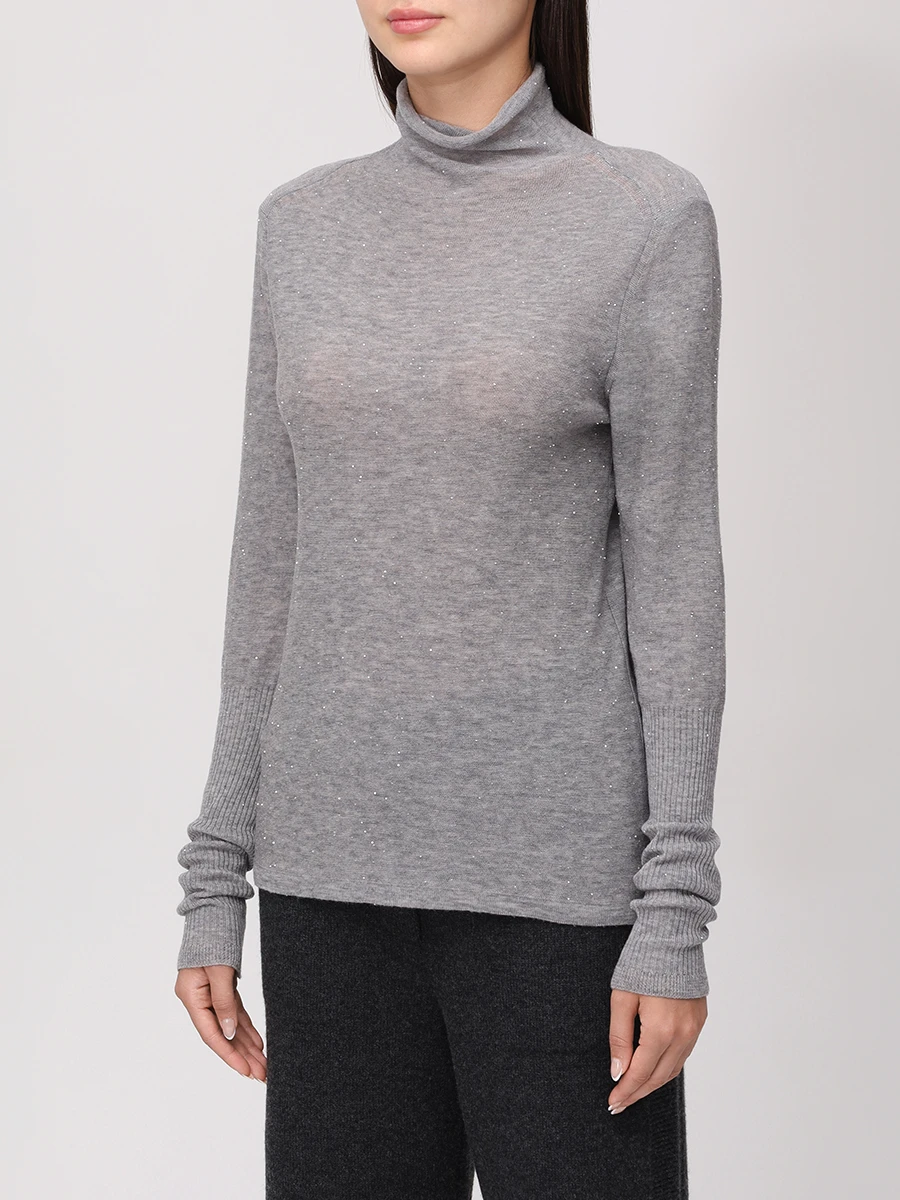 Водолазка шерстяная FREE AGE W25.SW036P.2010.901 Серый  Фото 4