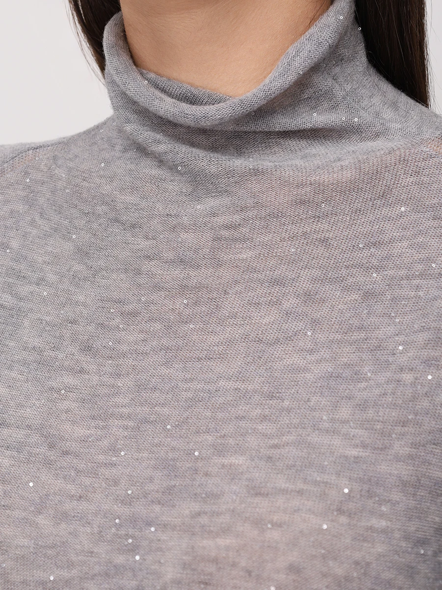 Водолазка шерстяная FREE AGE W25.SW036P.2010.901 Серый  Фото 5