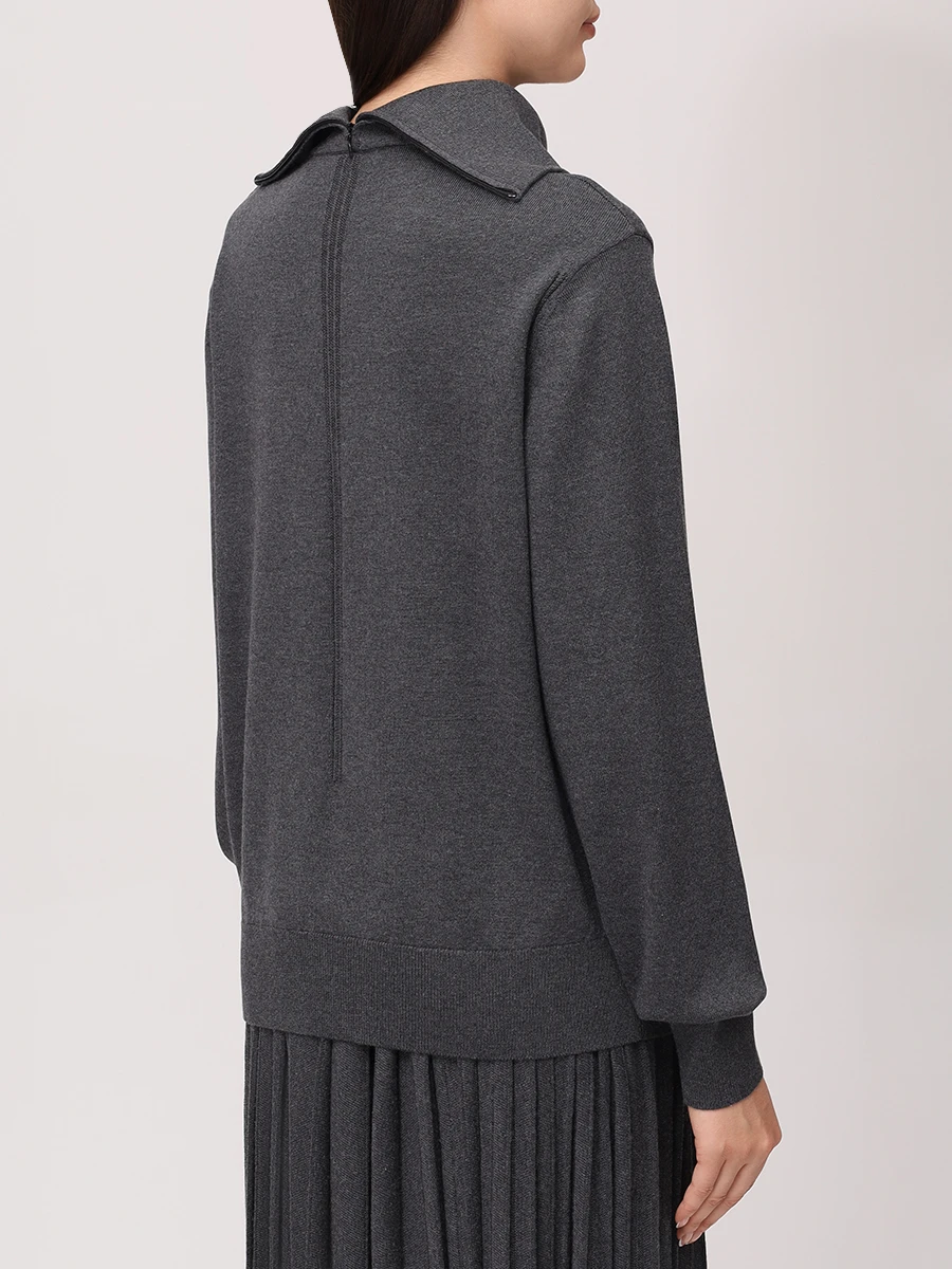 Джемпер шелковый FREE AGE W26.SW101.6030.991 Серый  Фото 3