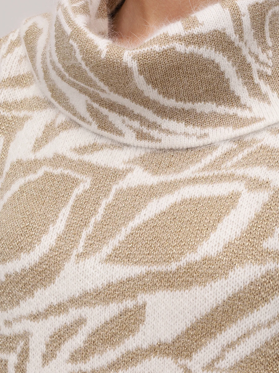 Джемпер из ангоры FREE AGE W26.SW100M.4819.101 Бежевый  Фото 5