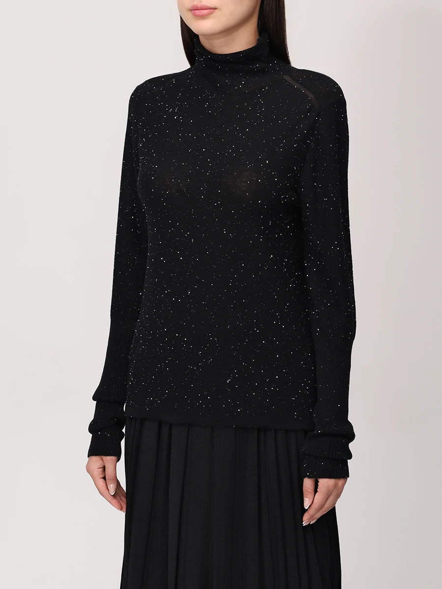 Водолазка шерстяная FREE AGE W25.SW036P.2010.900 Черный  Фото 4