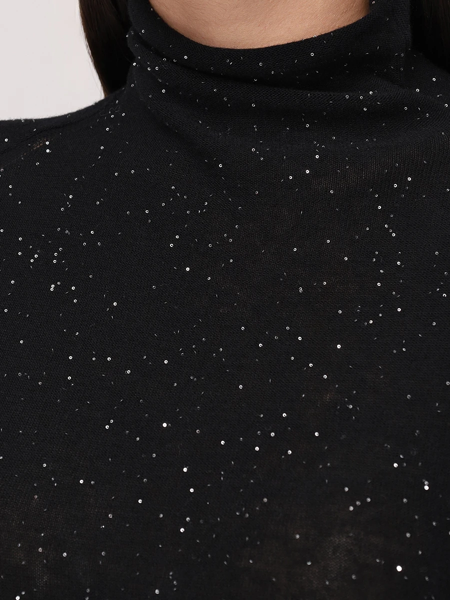 Водолазка шерстяная FREE AGE W25.SW036P.2010.900 Черный  Фото 5