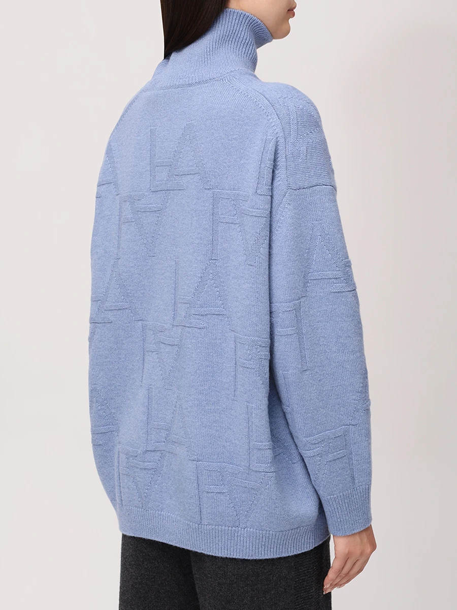 Свитер из шерсти и кашемира FREE AGE W26.SW089.2030.401 Голубой  Фото 3