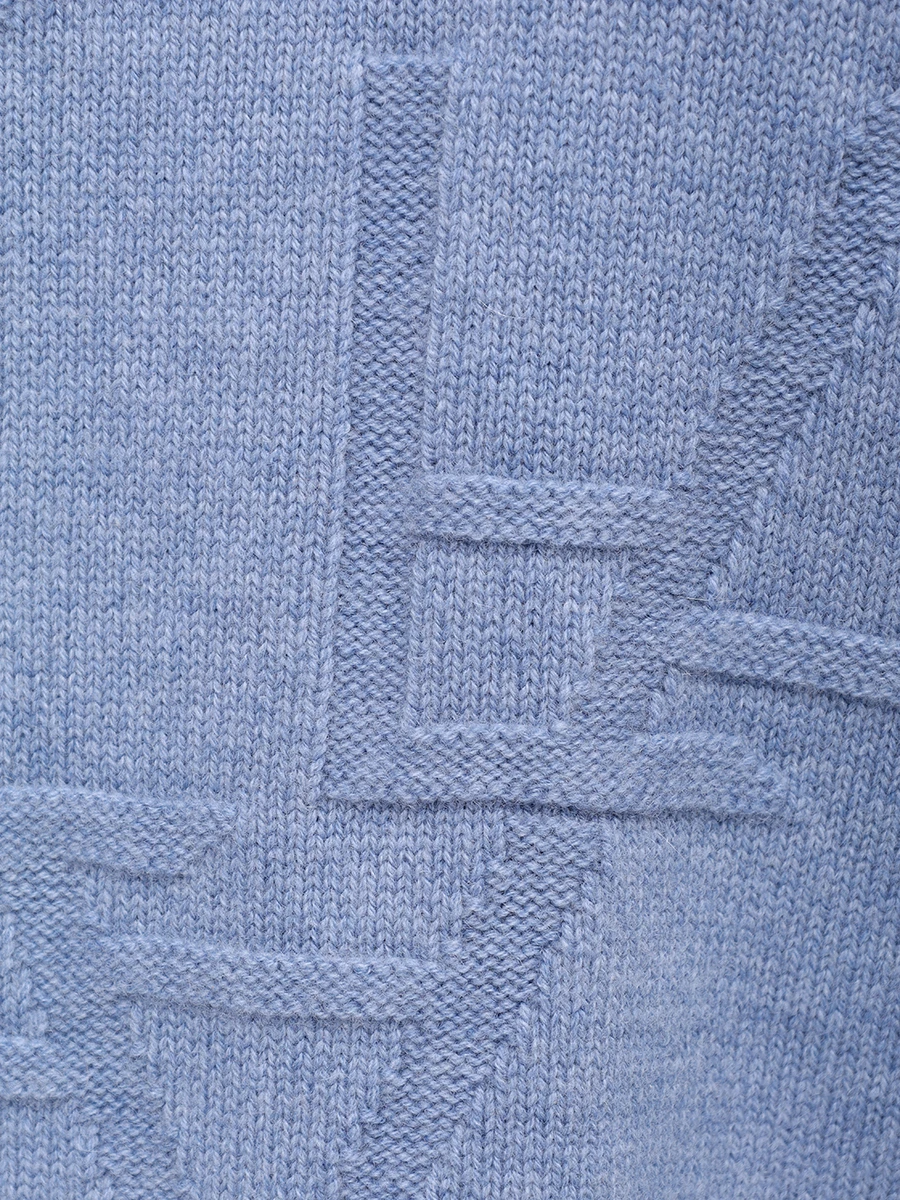 Свитер из шерсти и кашемира FREE AGE W26.SW089.2030.401 Голубой  Фото 6