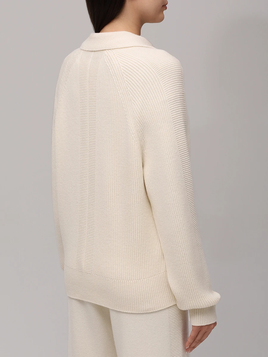 Джемпер кашемировый FREE AGE W25.JM095.3004.121 Кремовый  Фото 3