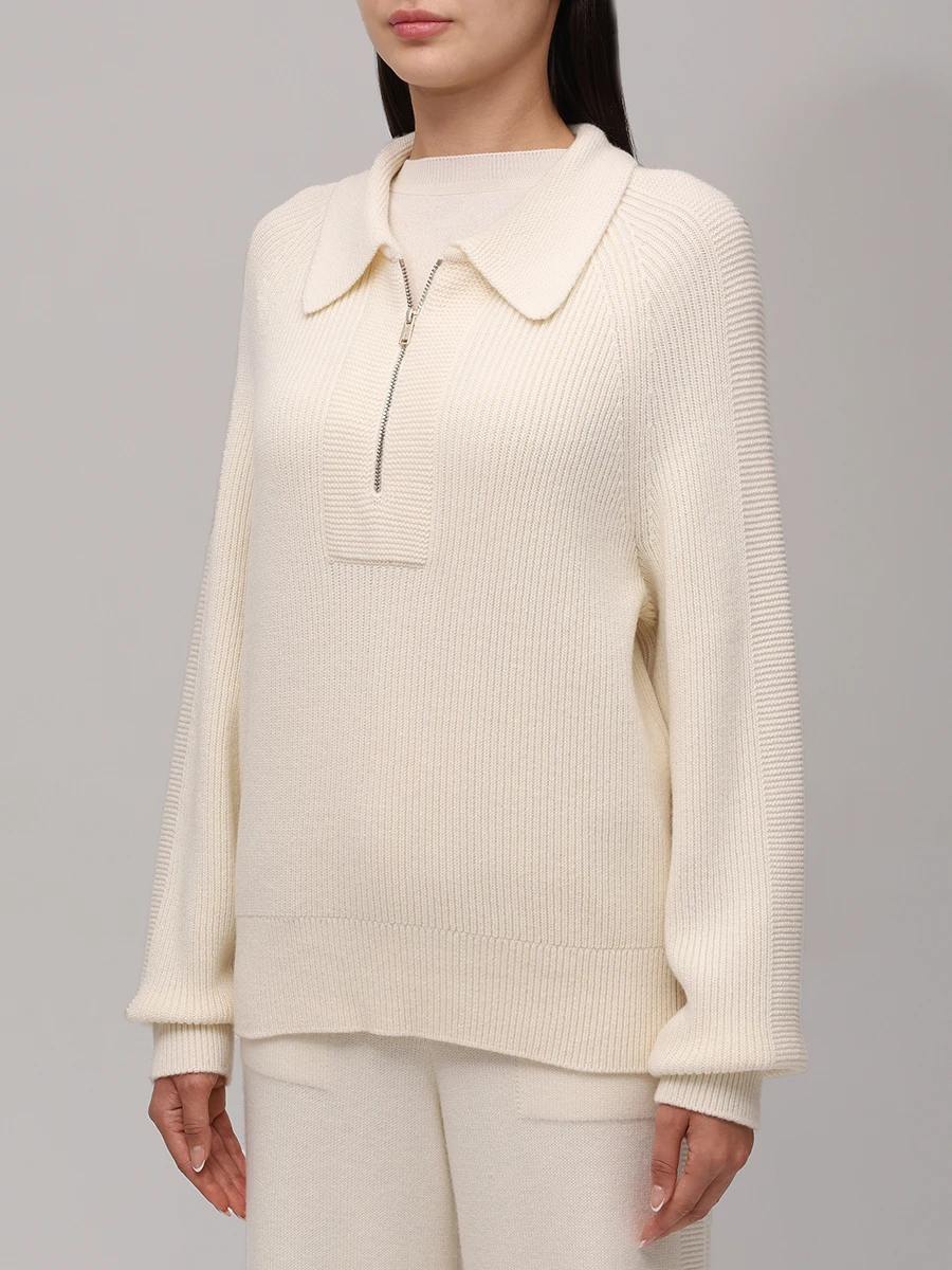 Джемпер кашемировый FREE AGE W25.JM095.3004.121 Кремовый  Фото 4