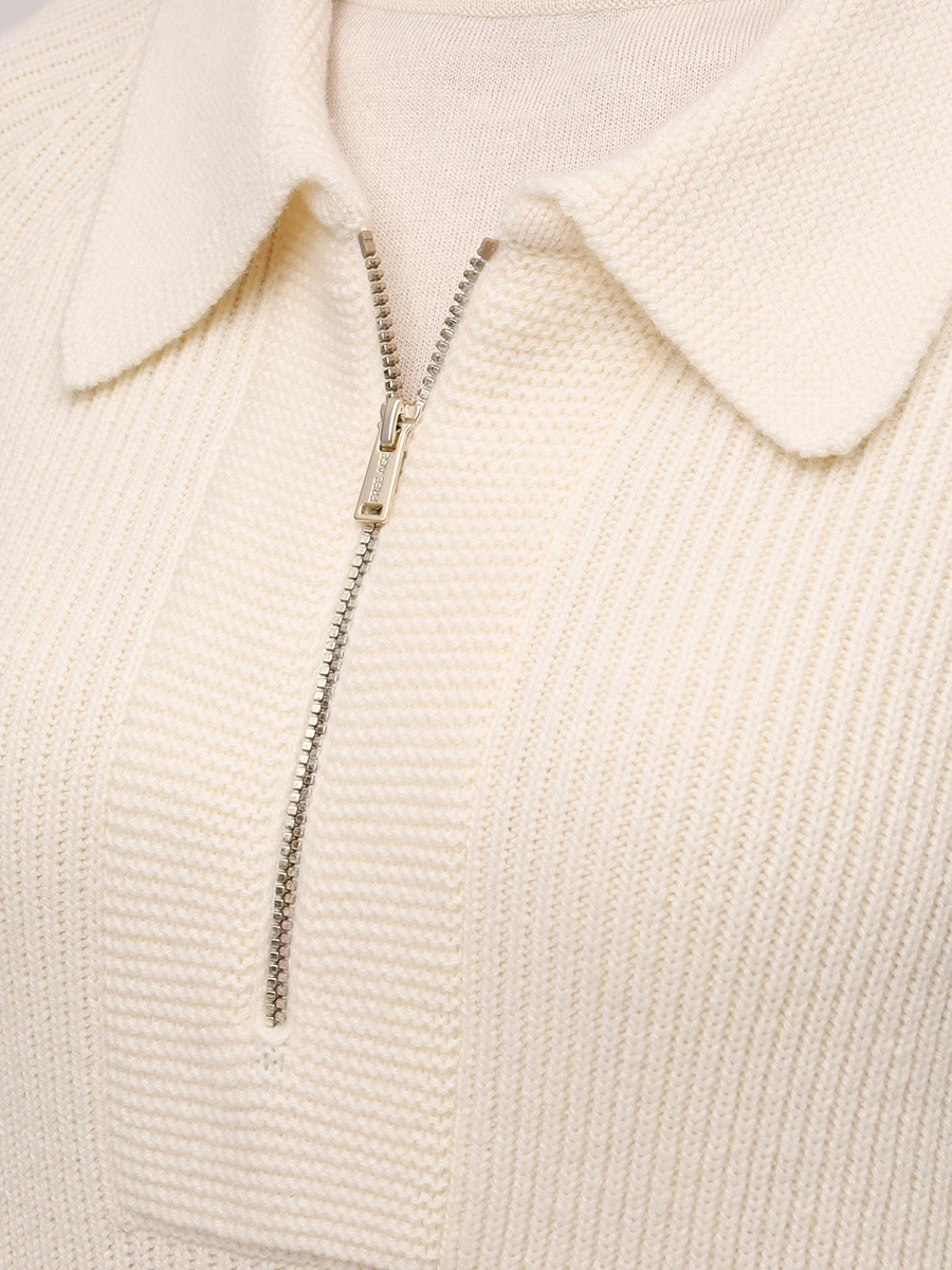 Джемпер кашемировый FREE AGE W25.JM095.3004.121 Кремовый  Фото 5