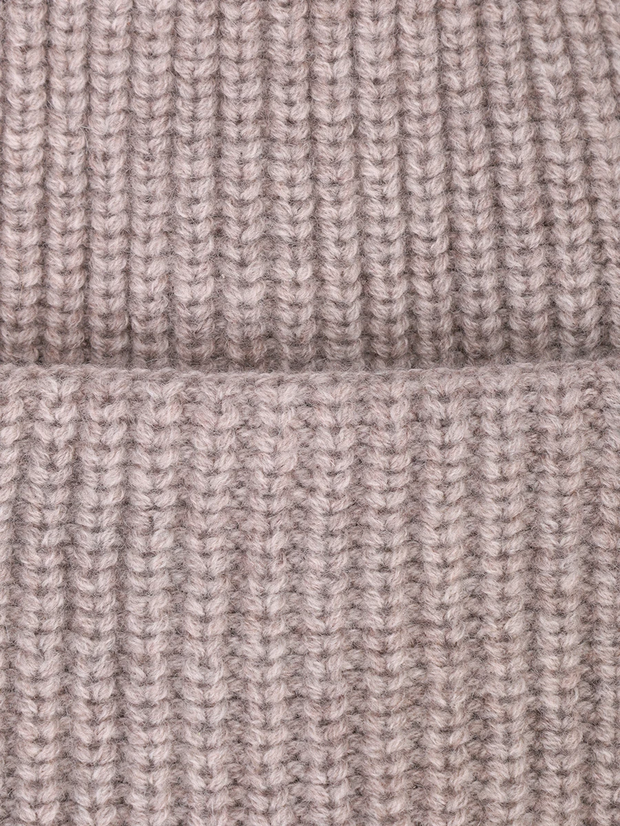 Шапка из шерсти и кашемира FREE AGE W25.BN025.2030.130 Коричневый  Фото 3