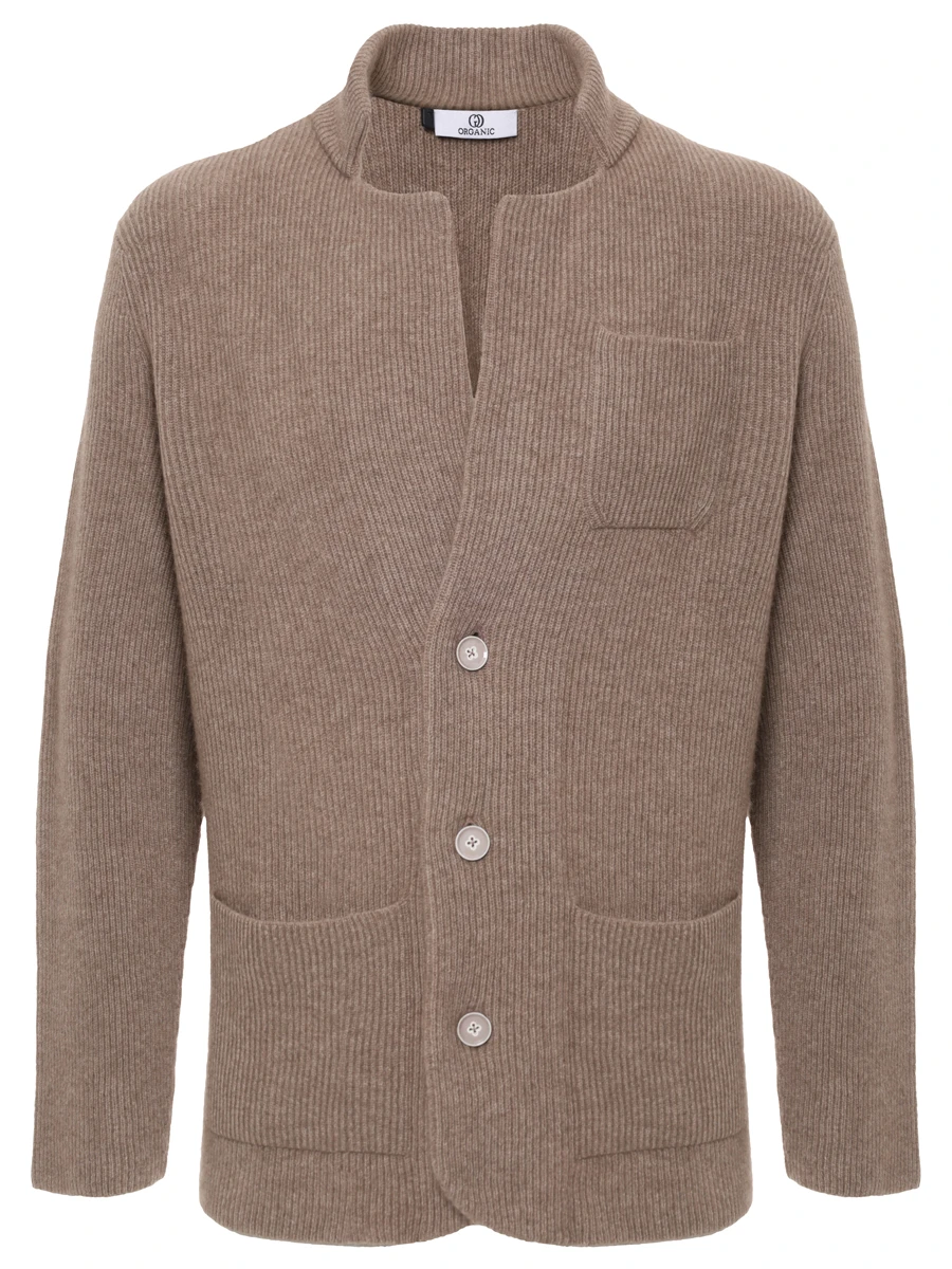 Кардиган кашемировый ORGANIC cme23-021 Коричневый 