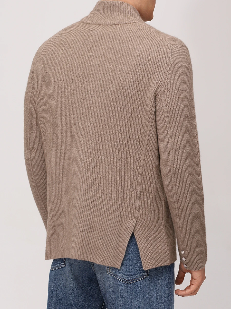 Кардиган кашемировый ORGANIC cme23-021 Коричневый  Фото 3