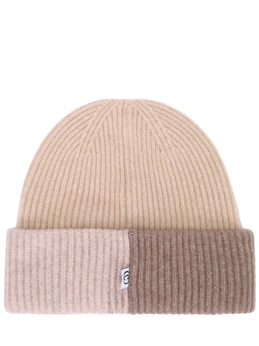 Шапка кашемировая ORGANIC cwp23-005 Меланж Коричневый  Фото 2