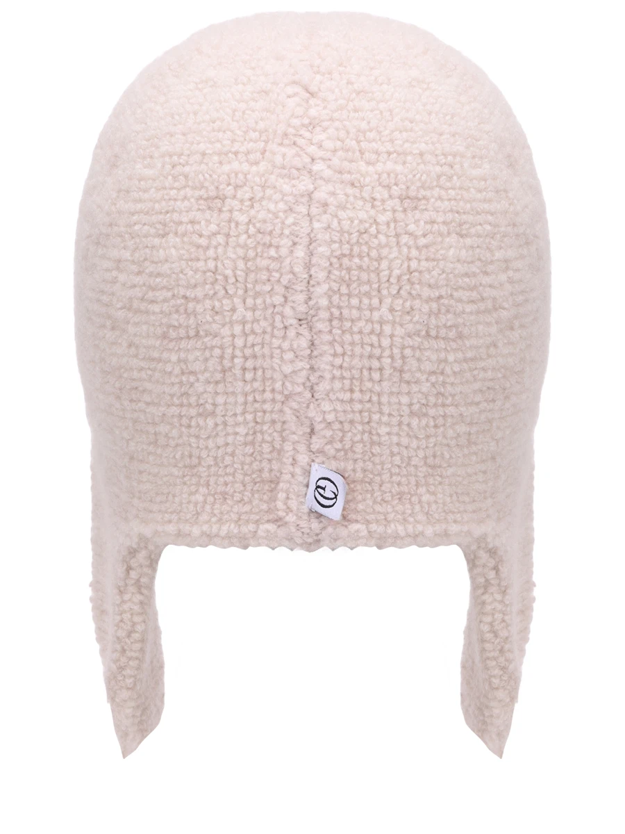Шапка кашемировая ORGANIC cwp24-014 Молочный Белый  Фото 2
