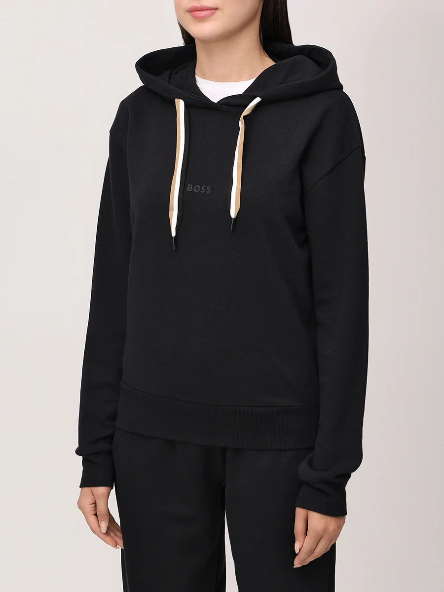 Костюм из хлопка и лиоцелла BOSS 50524760/50524759/001 Черный  Фото 4