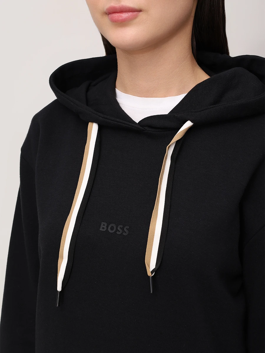 Костюм из хлопка и лиоцелла BOSS 50524760/50524759/001 Черный  Фото 5