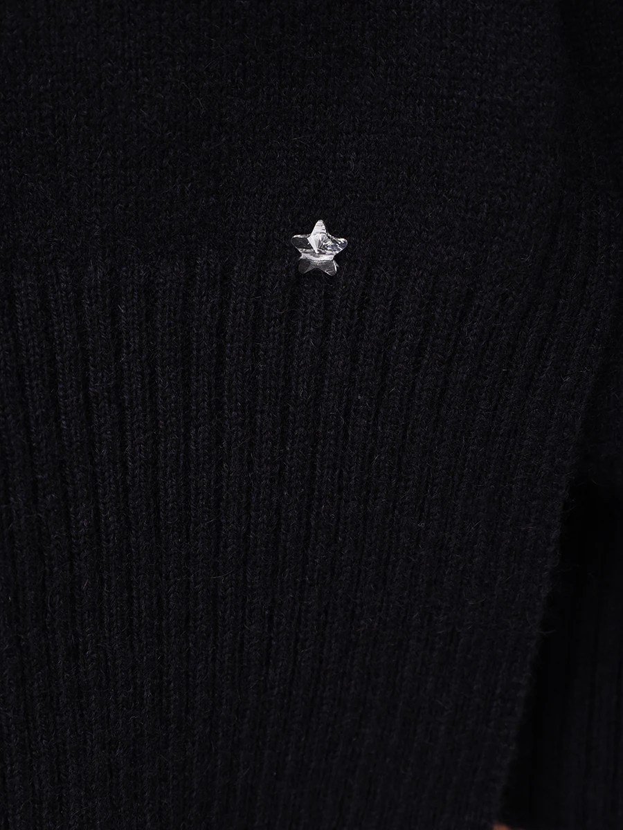 Свитер кашемировый LORENA ANTONIAZZI A25134DM24A_1175 598 Темно- Синий  Фото 6