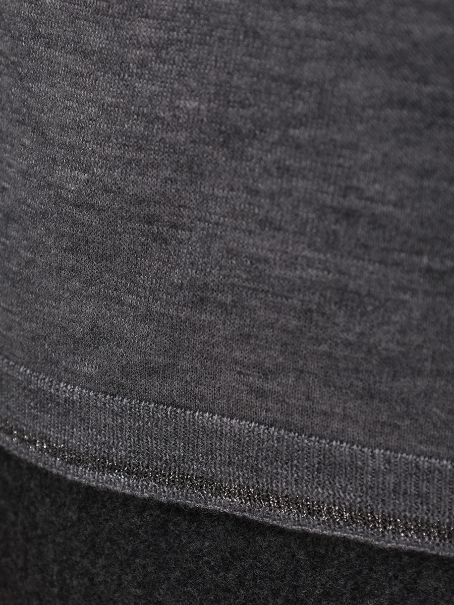 Водолазка из кашемира и шелка LORENA ANTONIAZZI A25110DM71B/380 940 Серый  Фото 6