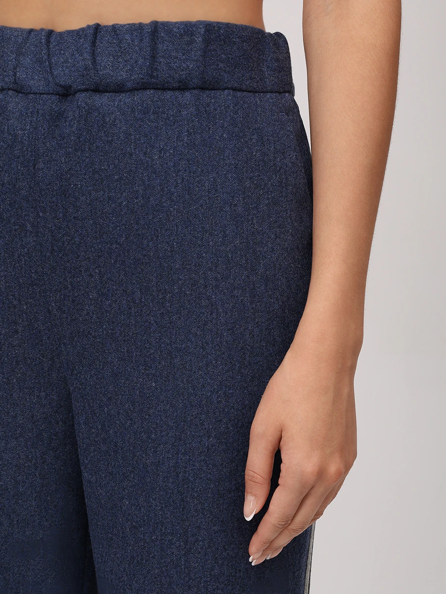 Брюки шерстяные LORENA ANTONIAZZI A2555PA23A_4010 580 Синий  Фото 5