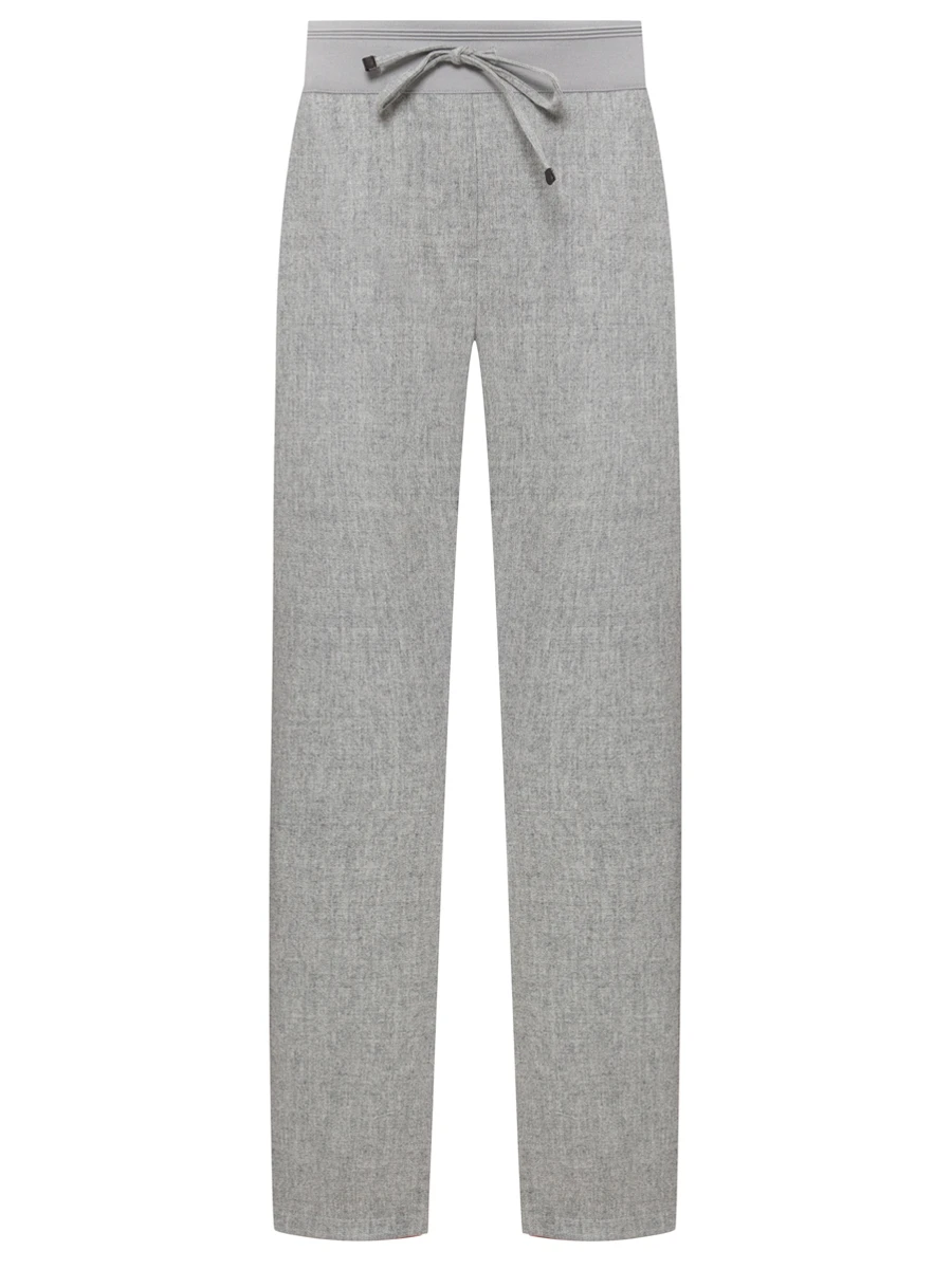 Брюки шерстяные LORENA ANTONIAZZI A2555PA80Q_4010 920 Серый 