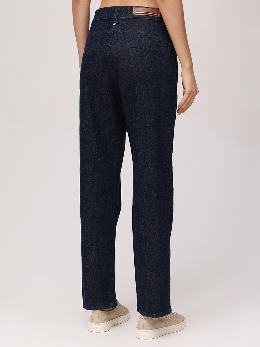 Джинсы хлопковые LORENA ANTONIAZZI A2563PA19E_9624 590 Деним  Фото 3