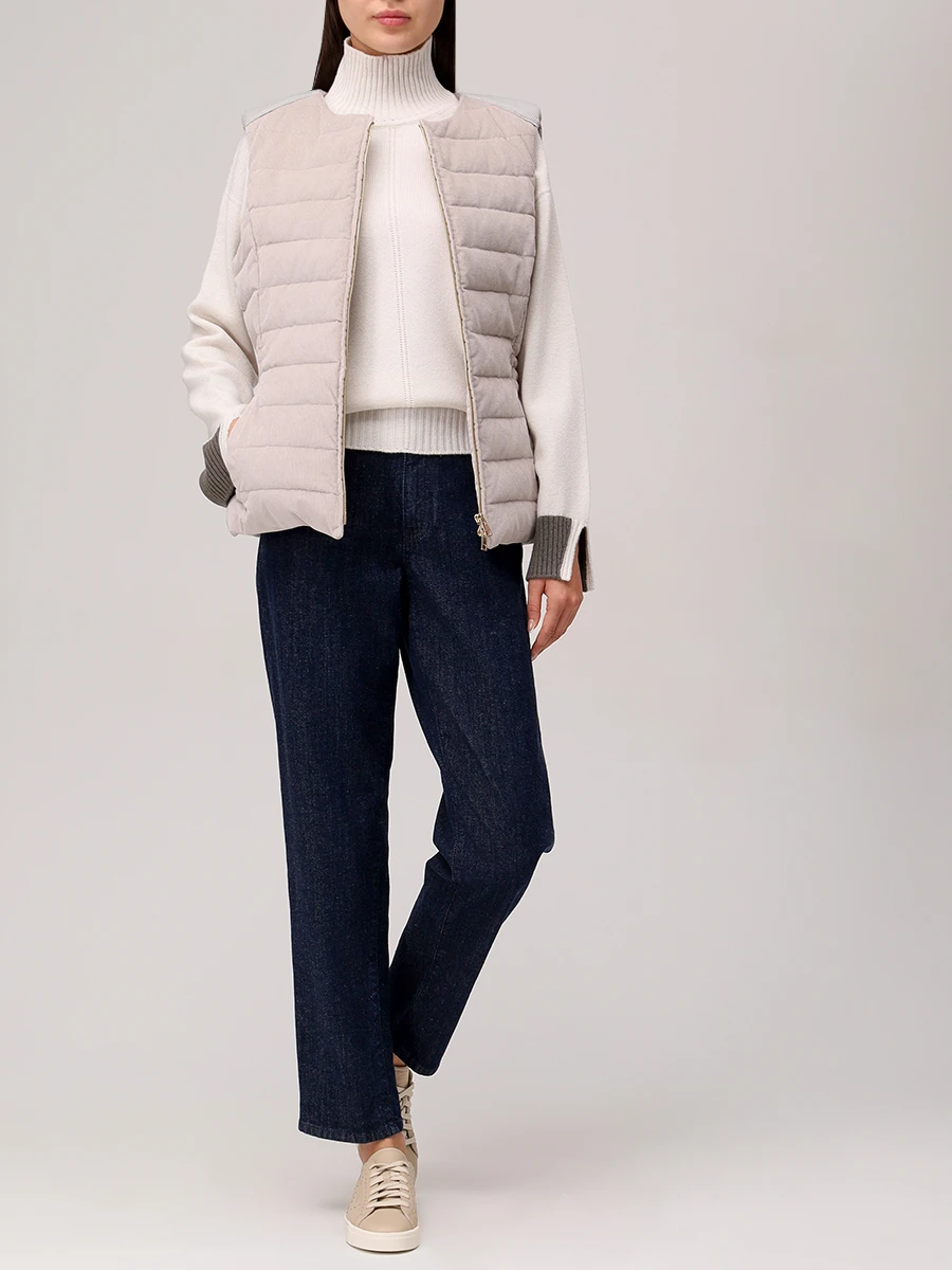 Джинсы хлопковые LORENA ANTONIAZZI A2563PA19E_9624 590 Деним  Фото 2