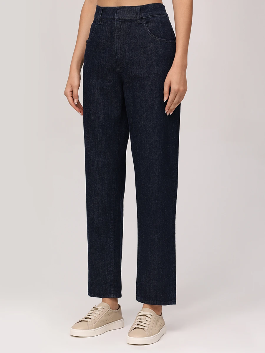 Джинсы хлопковые LORENA ANTONIAZZI A2563PA19E_9624 590 Деним  Фото 4