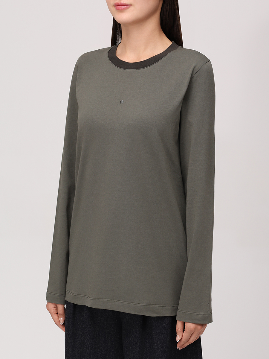 

Лонгслив хлопковый, Зеленый, A2578TS10A_4577 699