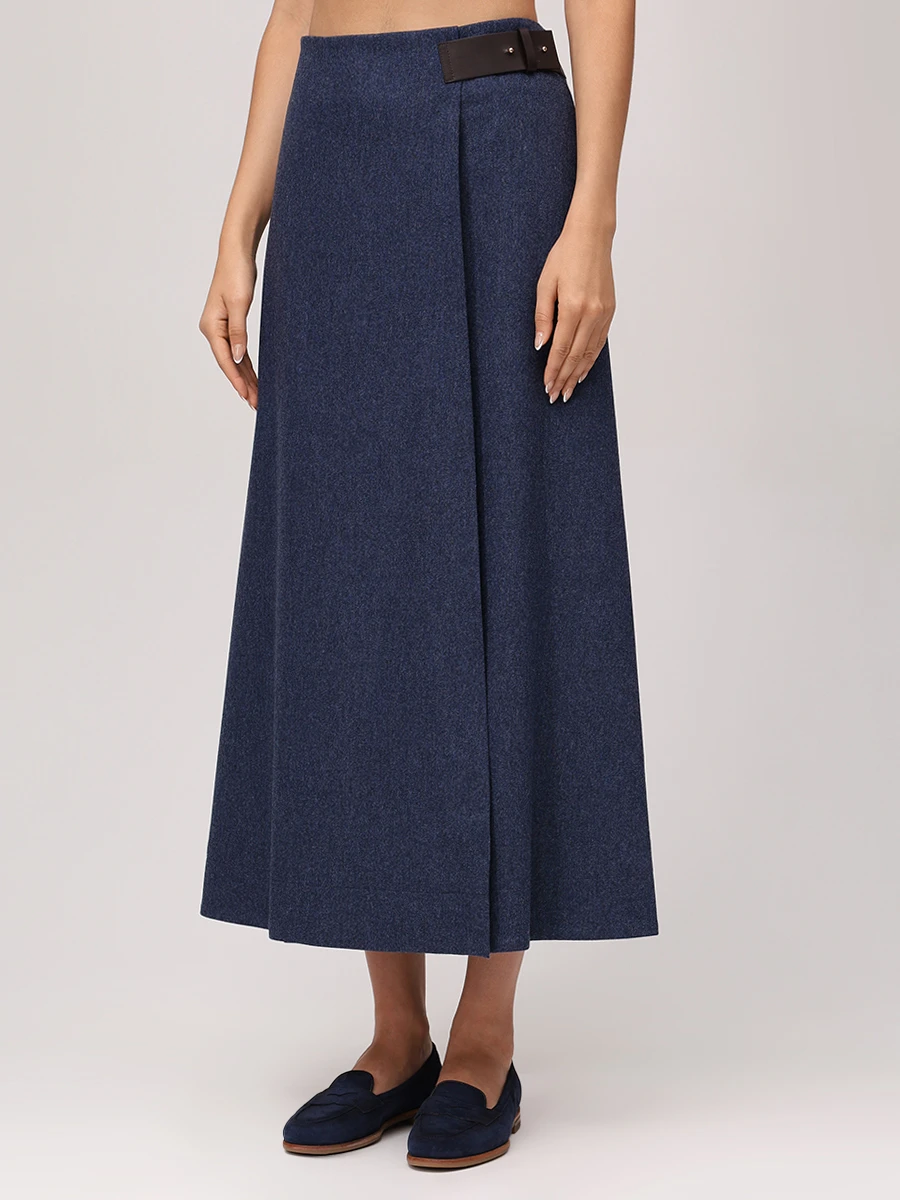 

Юбка шерстяная, Синий, A2555GO33B_4010 580