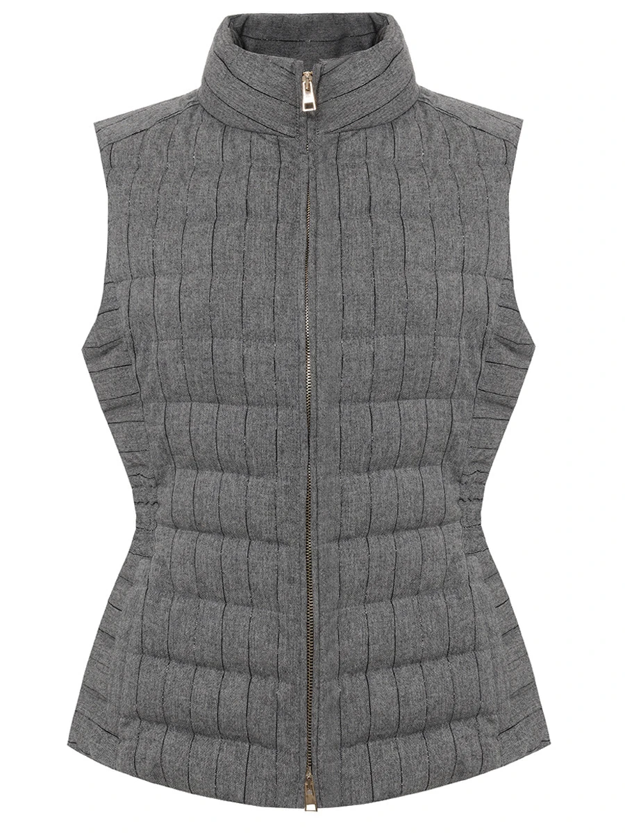 Жилет стеганый LORENA ANTONIAZZI A2536PI30A_5073 1040 Серый 