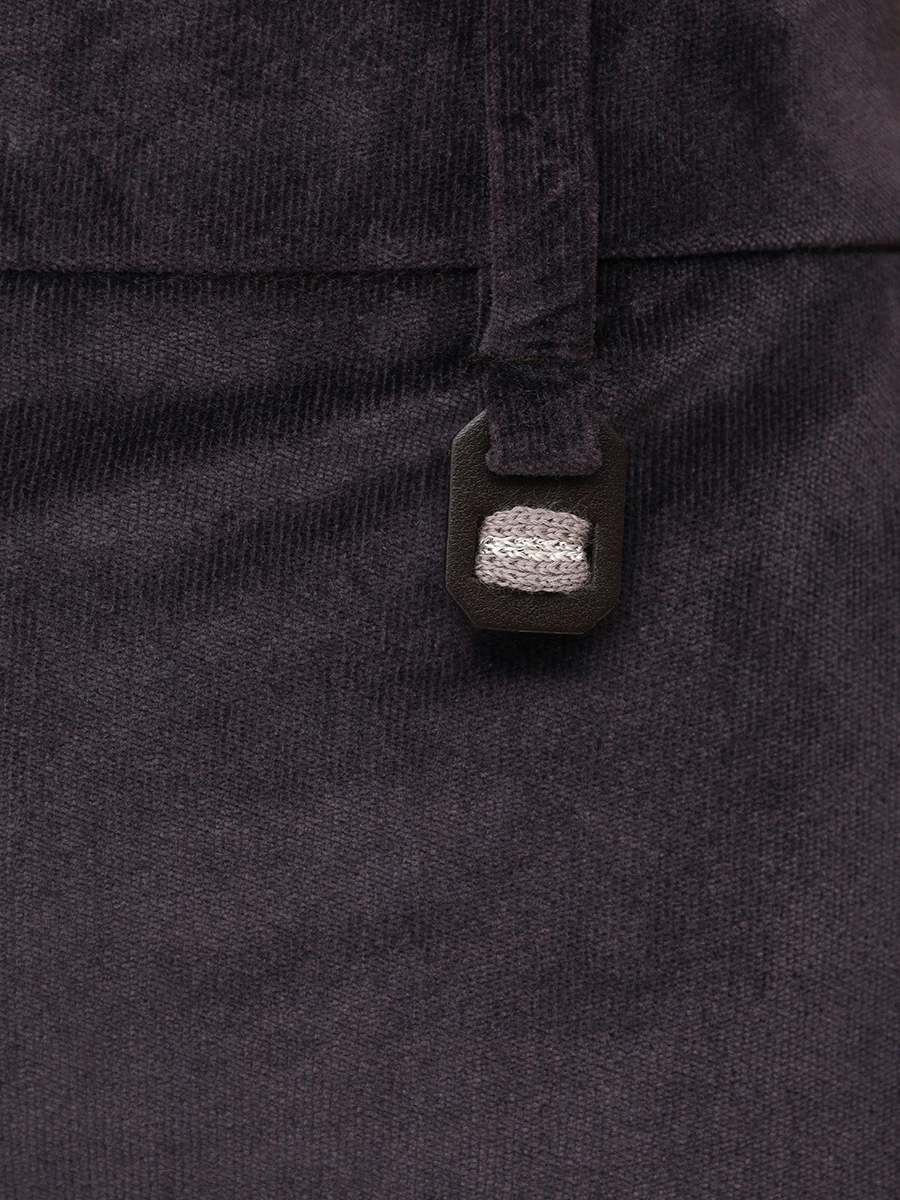 Брюки из хлопка и модала LORENA ANTONIAZZI A2548PA01A_5042 997 Темно- Фиолетовый  Фото 6