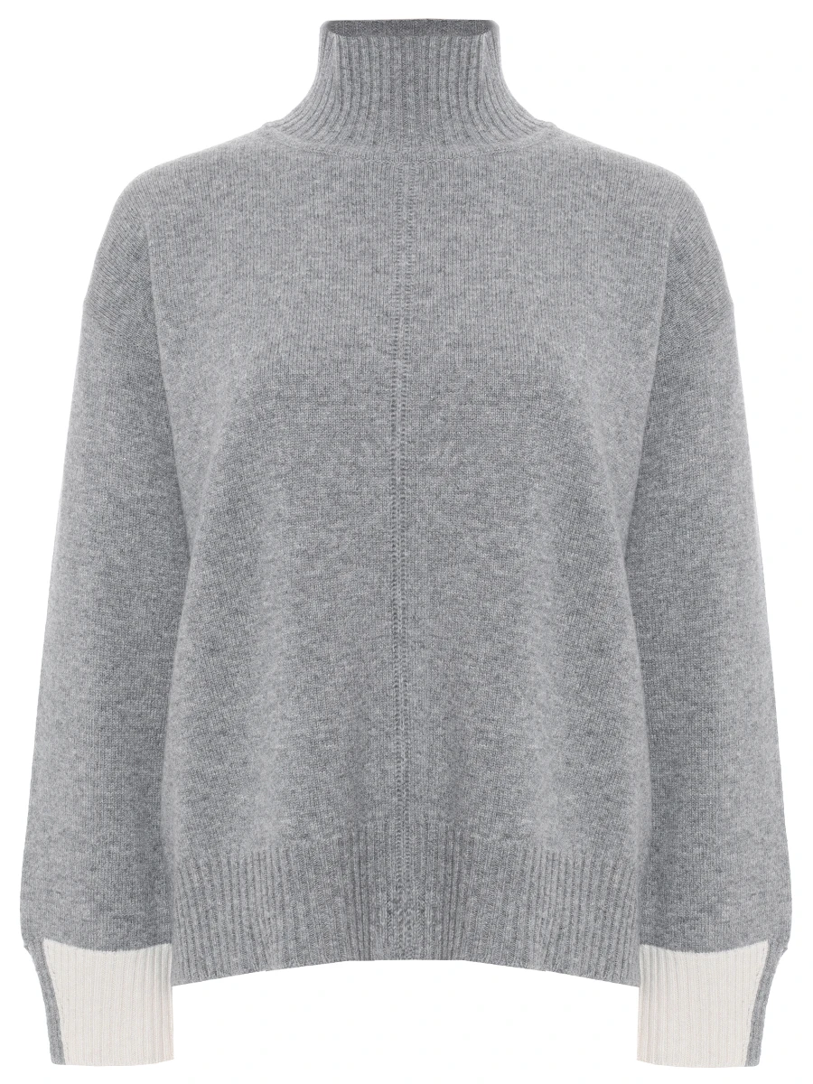 Свитер шерстяной LORENA ANTONIAZZI A25116DM12A_2472 2163 Серый 