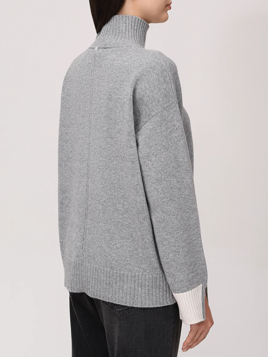 Свитер шерстяной LORENA ANTONIAZZI A25116DM12A_2472 2163 Серый  Фото 3