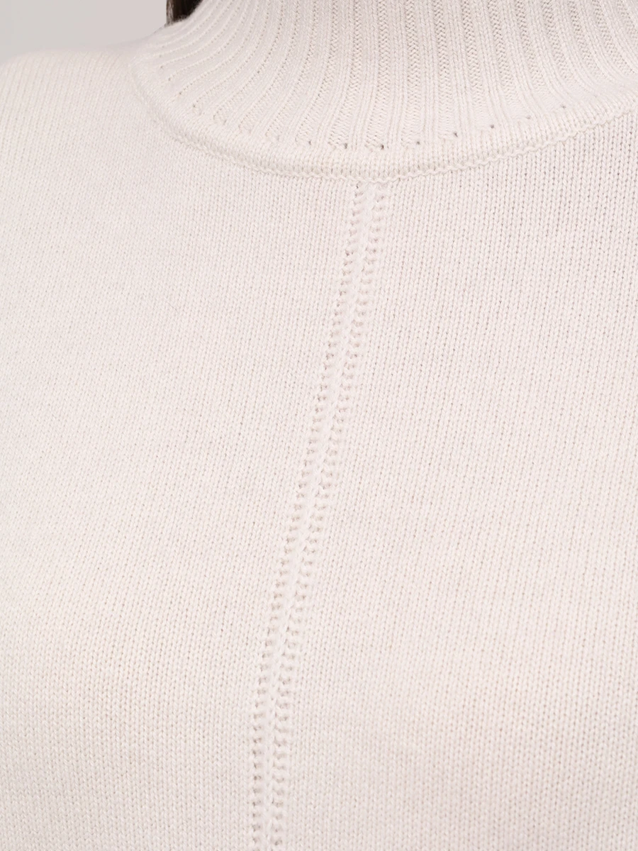 Свитер шерстяной LORENA ANTONIAZZI A25116DM12A_2472 2161 Белый  Фото 5