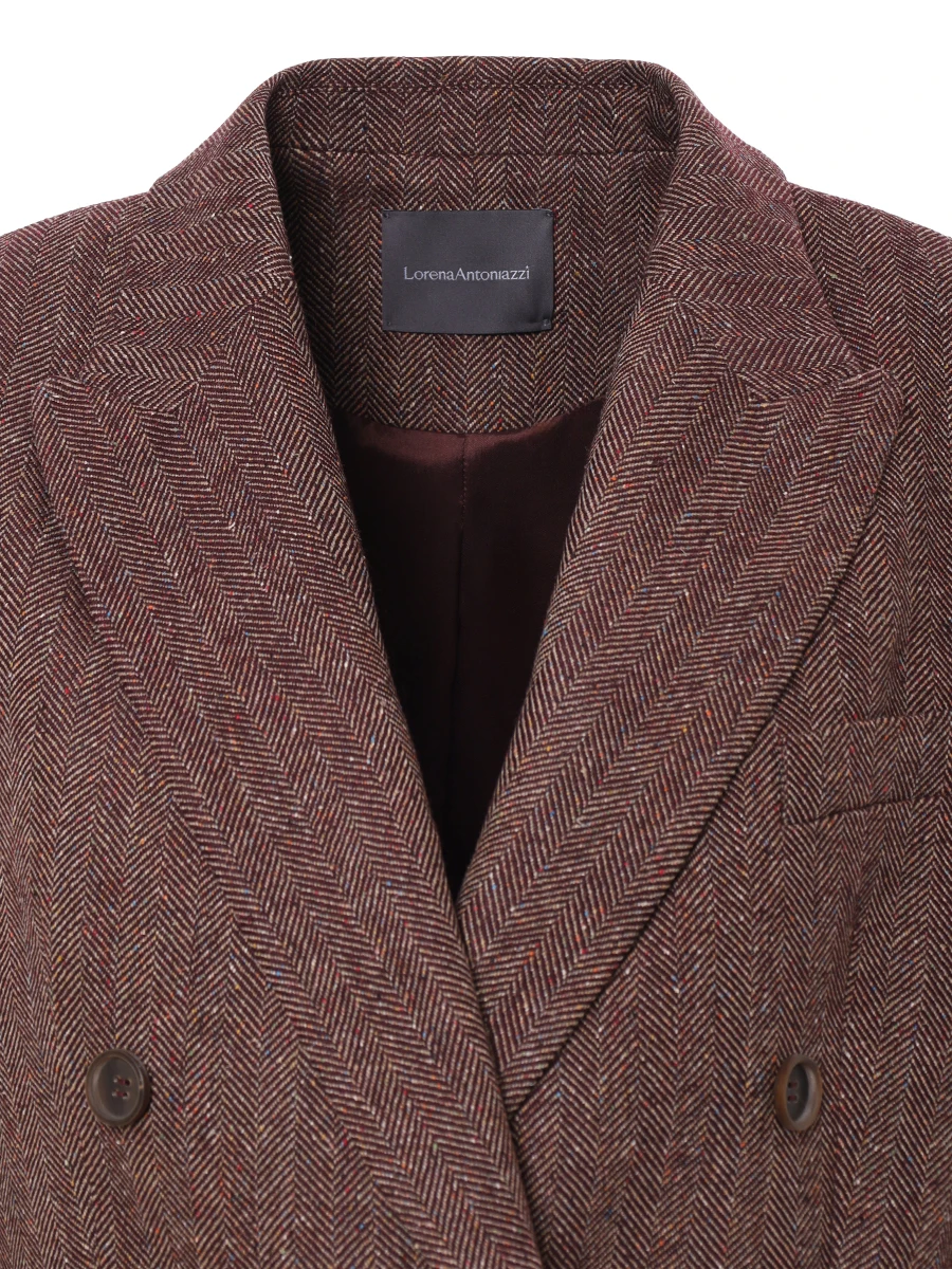 Костюм-тройка шерстяной LORENA ANTONIAZZI A2544GA29A/GI07A/A2544PA30B_5044 1111 Бордовый  Фото 4