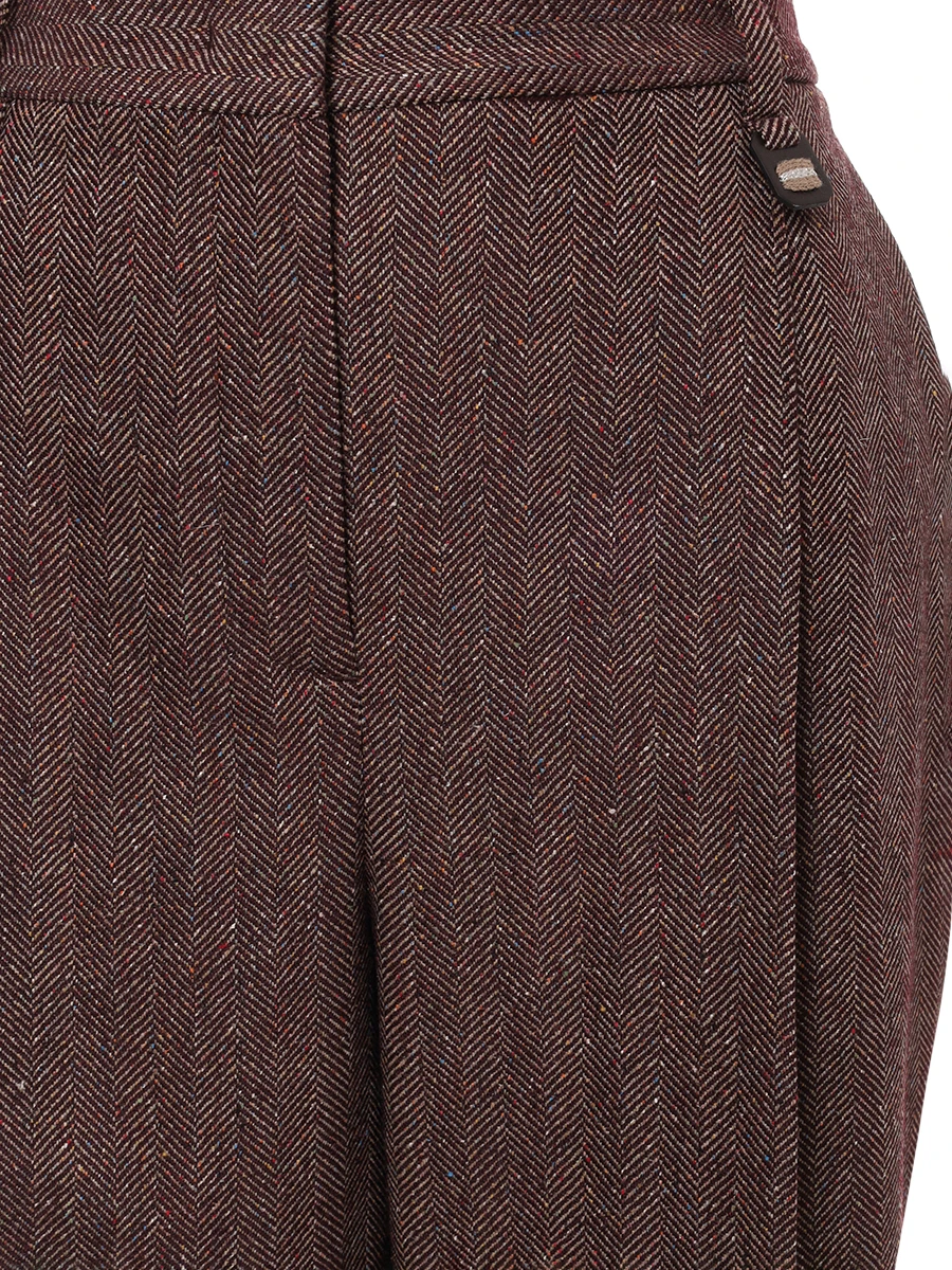 Костюм-тройка шерстяной LORENA ANTONIAZZI A2544GA29A/GI07A/A2544PA30B_5044 1111 Бордовый  Фото 10