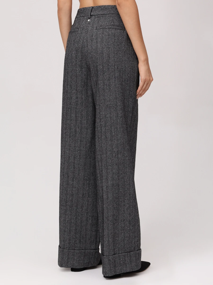 Костюм-тройка шерстяной LORENA ANTONIAZZI A2544GA29A/GI07A/PA30B_5044 1112 Серый  Фото 10