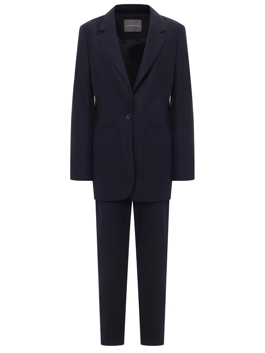 Костюм шерстяной LORENA ANTONIAZZI A2555GA02A/PA80Q_4010 598 Синий 