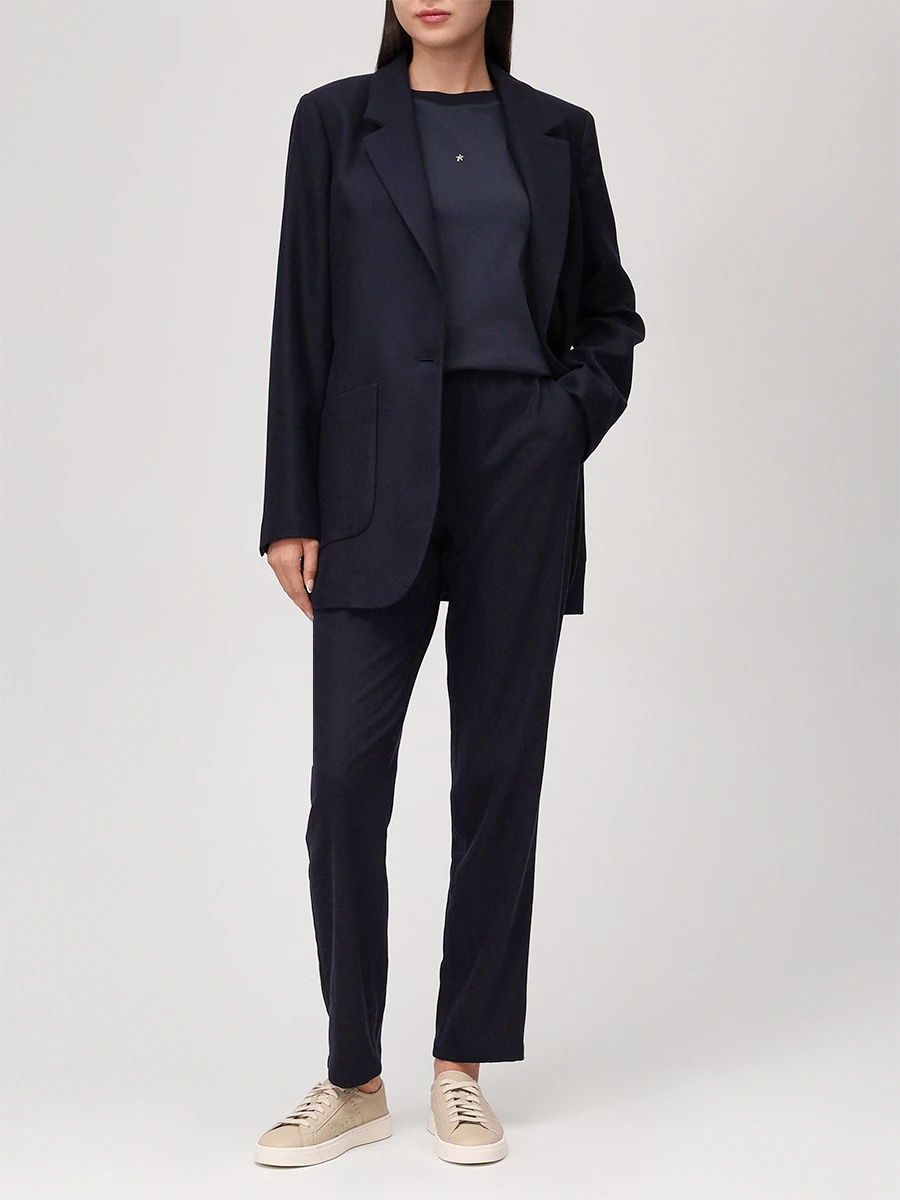 Костюм шерстяной LORENA ANTONIAZZI A2555GA02A/PA80Q_4010 598 Синий  Фото 2