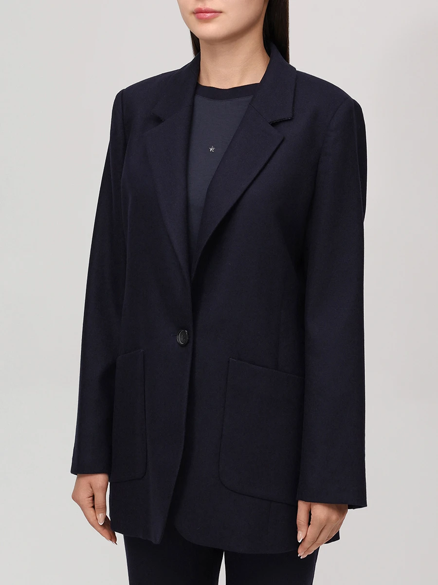 Костюм шерстяной LORENA ANTONIAZZI A2555GA02A/PA80Q_4010 598 Синий  Фото 4