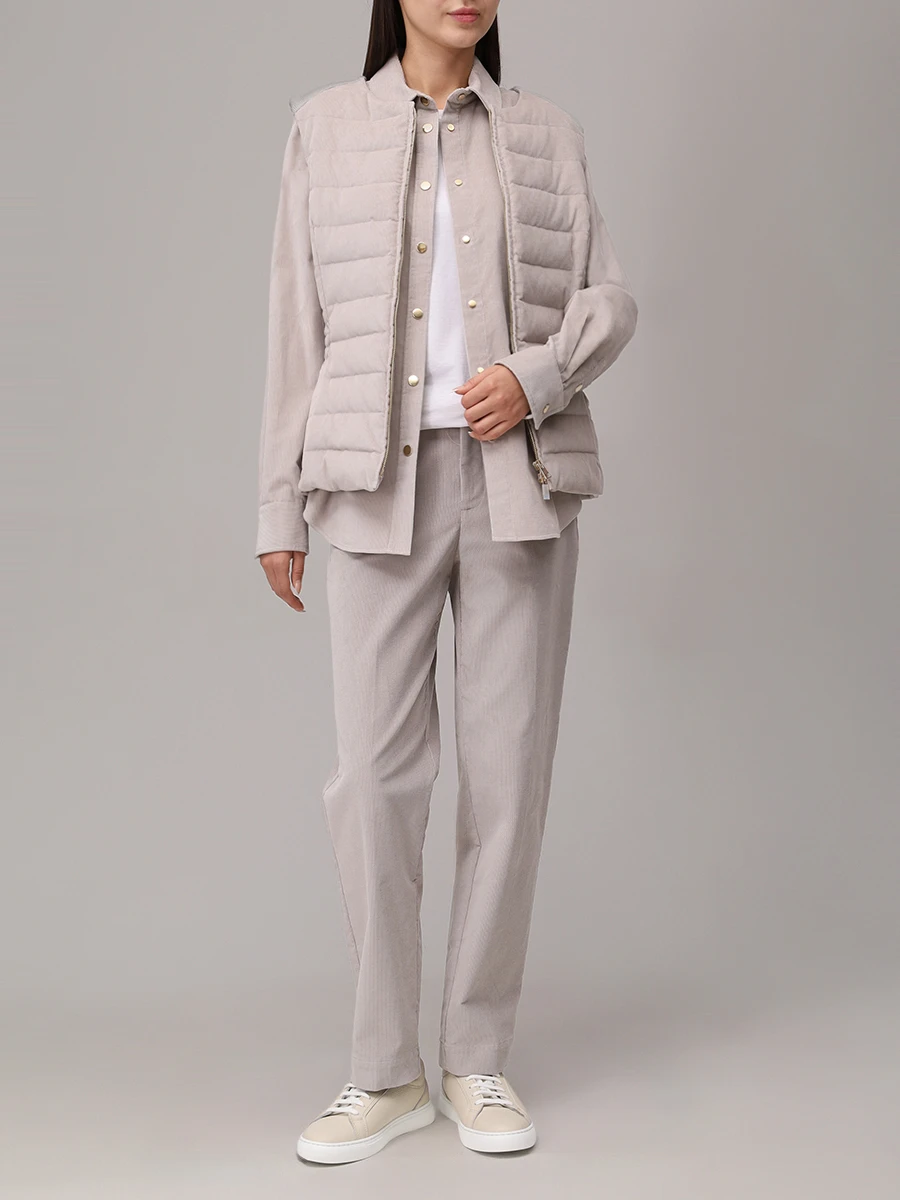 Костюм вельветовый LORENA ANTONIAZZI A2549CA12D/PA19C_4245 920 Серый  Фото 2