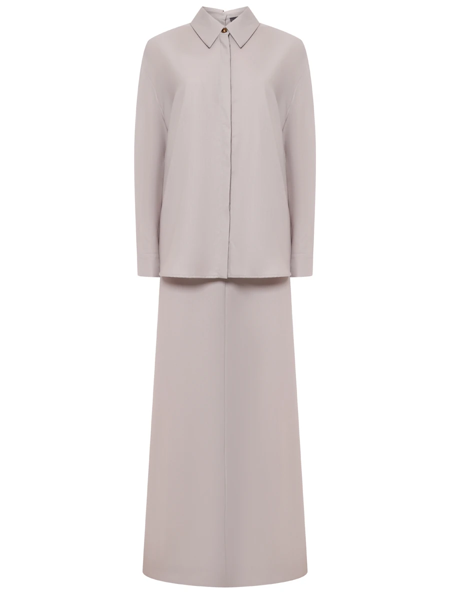 Костюм шерстяной LORENA ANTONIAZZI A2551CA08A/GO09A_5004 104 Серый 