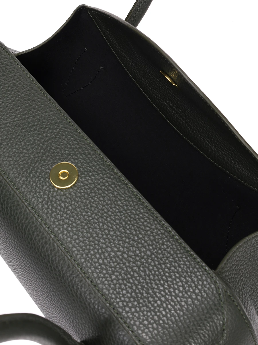 Сумка кожаная Oyster YUZEFI YUZRS25-HB-OYSB-L051 Зеленый  Фото 4