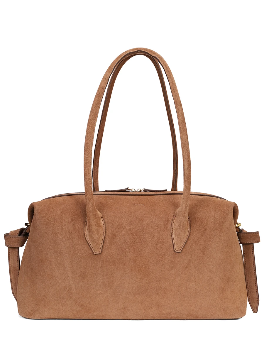 

Сумка замшевая Brioche Duffle, Бежевый, YUZPF25-HB-BD-S015