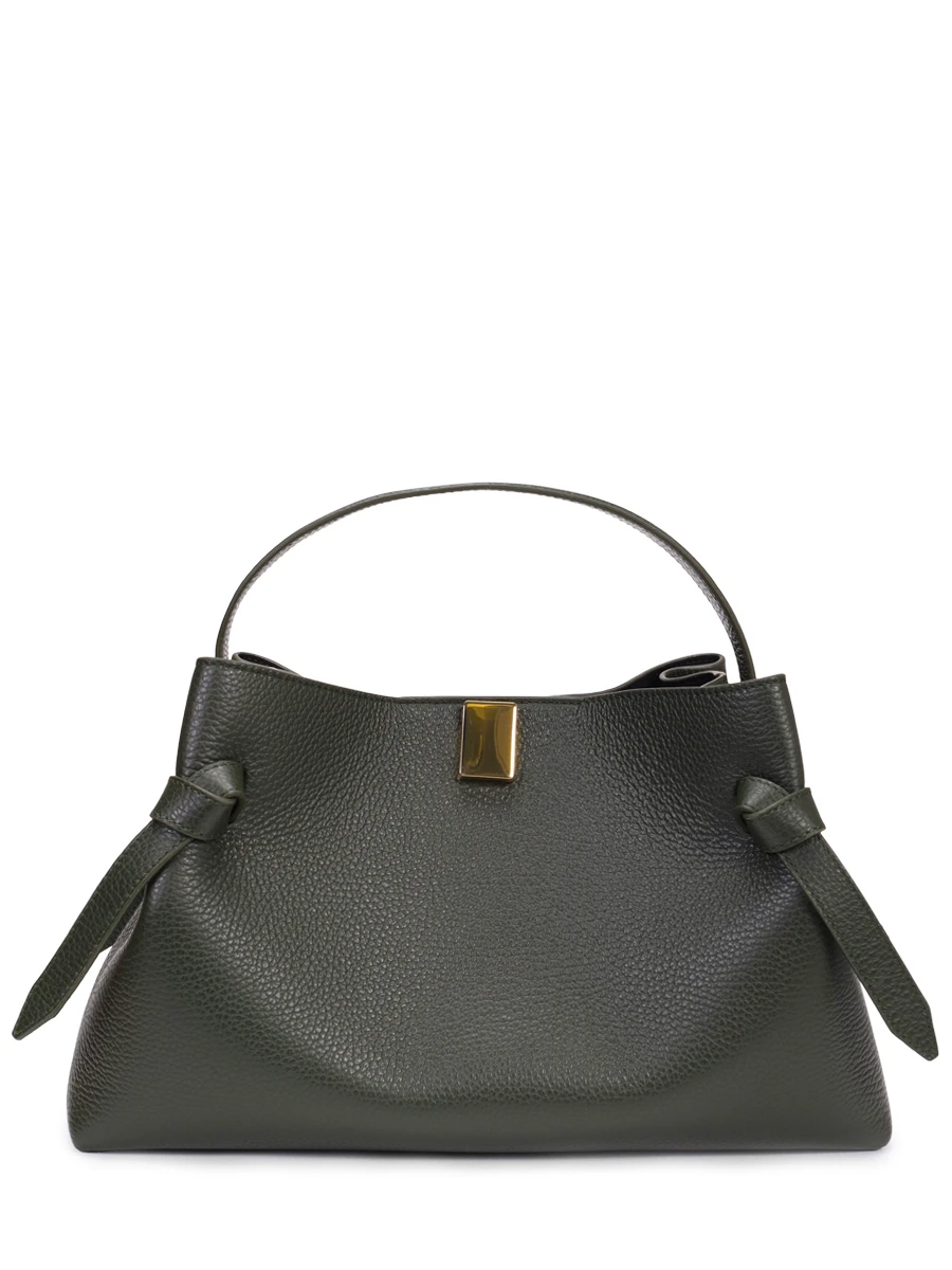 Сумка кожаная Gyoza YUZEFI YUZRS25-HB-GZ-L051 Зеленый 