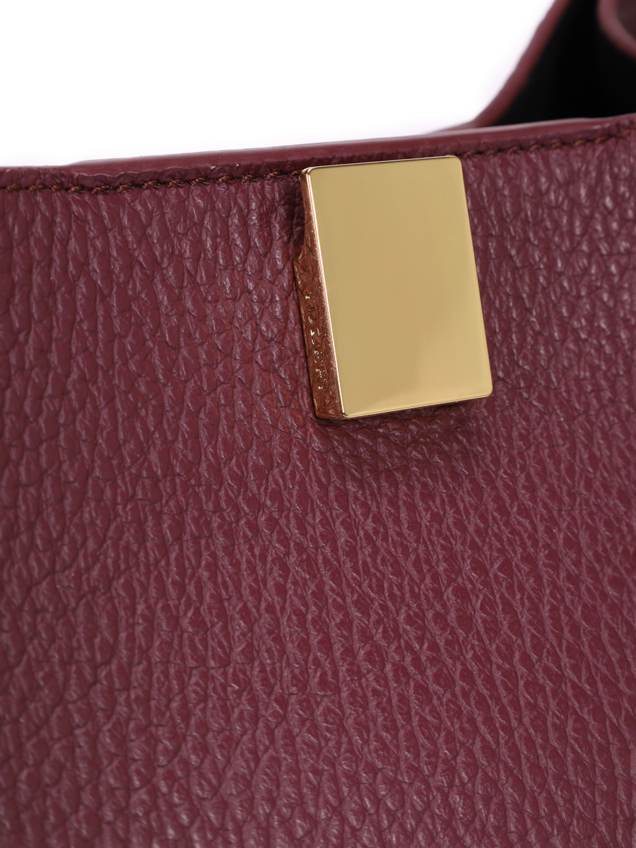 Сумка кожаная Gyoza YUZEFI YUZRS25-HB-GZ-L049 Фиолетовый  Фото 5